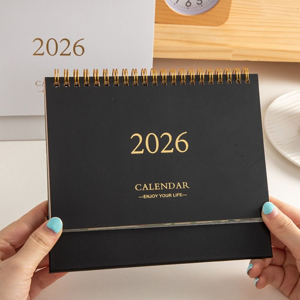 Small Size Daily Planning Supplies Mini Design Portable Calendar New Desk Calendar  Home Use