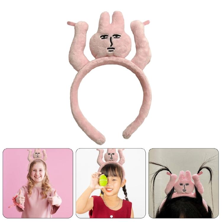 Bangs Clip Creative Hairband Funny Headband for Face Washing Makeup