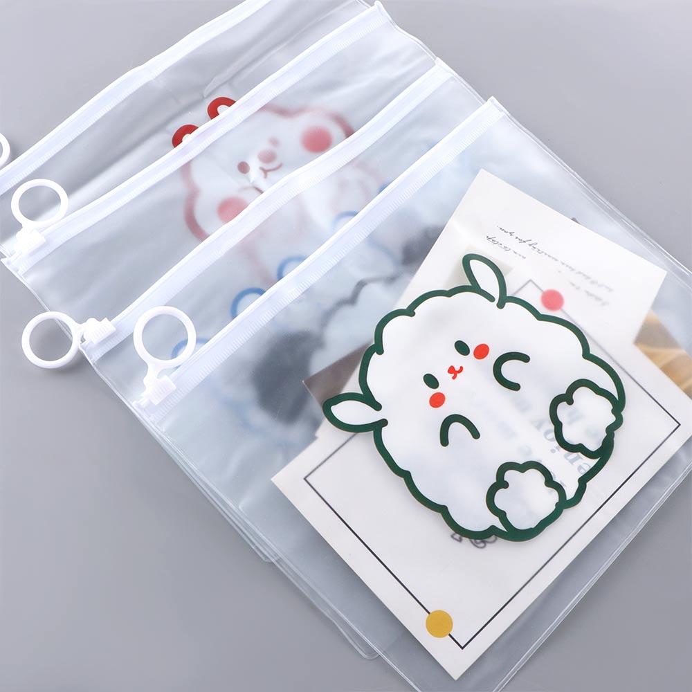 

Supplies Test Paper Folder Transparent Bear File Bag Pencil Case File Folder File Storage Bag 04