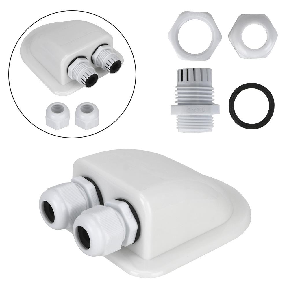 Roof Wire Entry Cable Connector Holder Caravan Solar Car Junction Box Cable Entry Gland Box RV Yacht Caravan Accessories