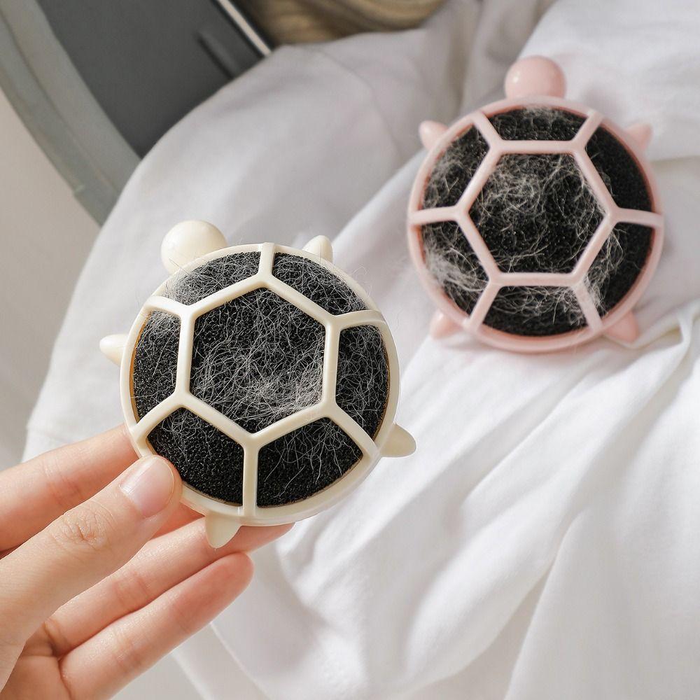 2Pcs Reusable Laundry Balls Turtle Shape Hair Remover  Household Clothes Cleaning