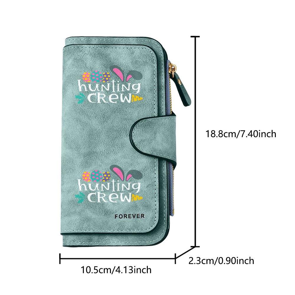 2024 New Easter Rabbit Ear Long Zipper Wallet Large Capacity Card Holder Unisex Fashion Clutch Bag Portable Coin Purse Perfect For Daily Commuting