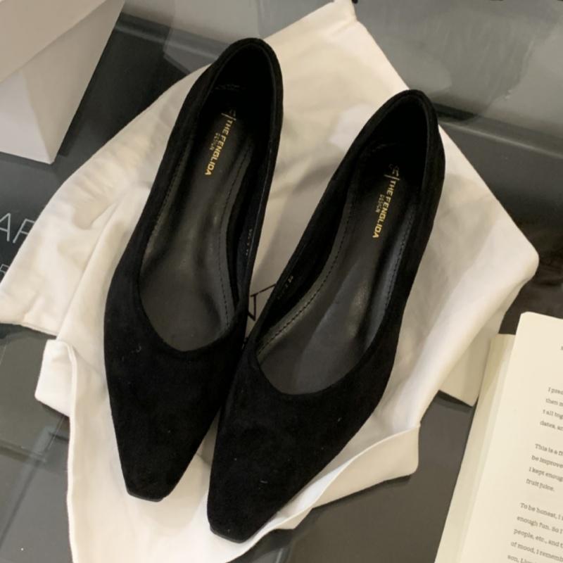 Fashion Spring Autumn Women's Flat Shoes 2025 New Elegant Pointed Toe Shallow Mouth Luxury  Style Office Lady Slip-on Work Shoes