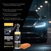 Headlight Care Kit 100ml Restores Lighting Effect Improves Night Driving Safety Anti Dust Polish Spray with Towel Night Drive