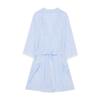 Flower Print Robe Gown Agw4620r