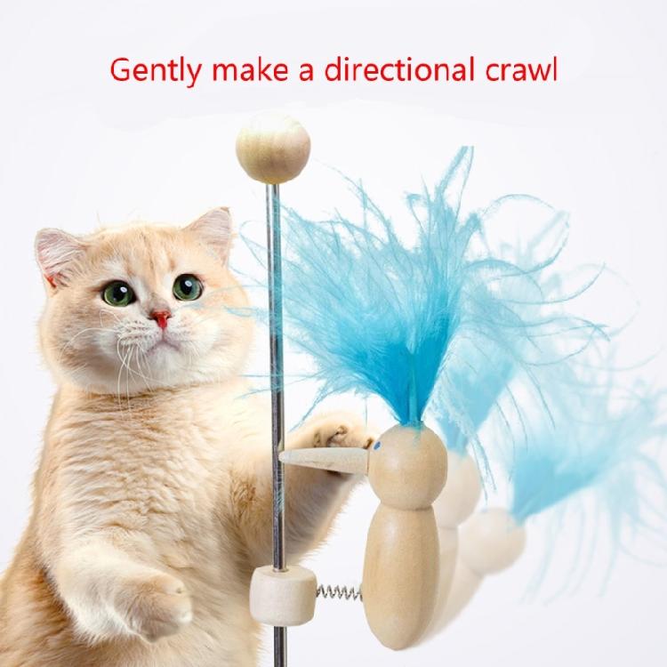 Woodpecker Toy for Cat Flexible Spring Fun and Intimate Pet Interaction