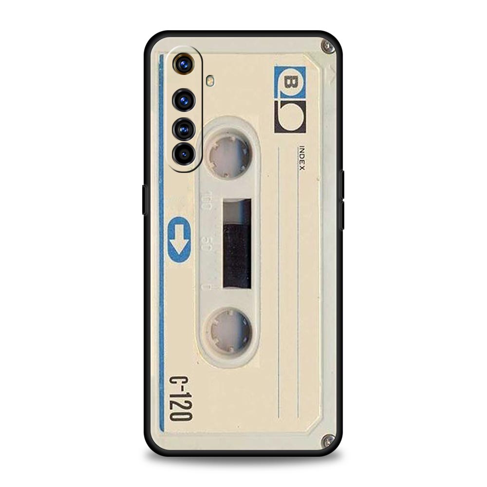 Retro Vintage Old Cassette Tape Phone Case For Realme 12 11 10 9 8 5G 7 6 GT5 GT3 GT2 Pro C21 C11 C25 C35 GT Neo 2 3 3T 5 Cover