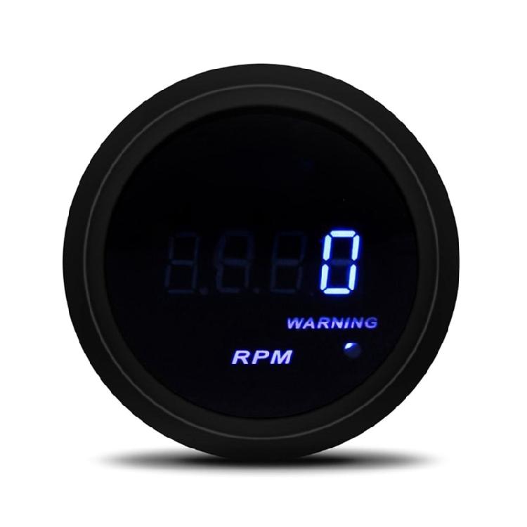 12V Universal Motorbike Tachometer Electronic Tach Meter Water Temperature Meter