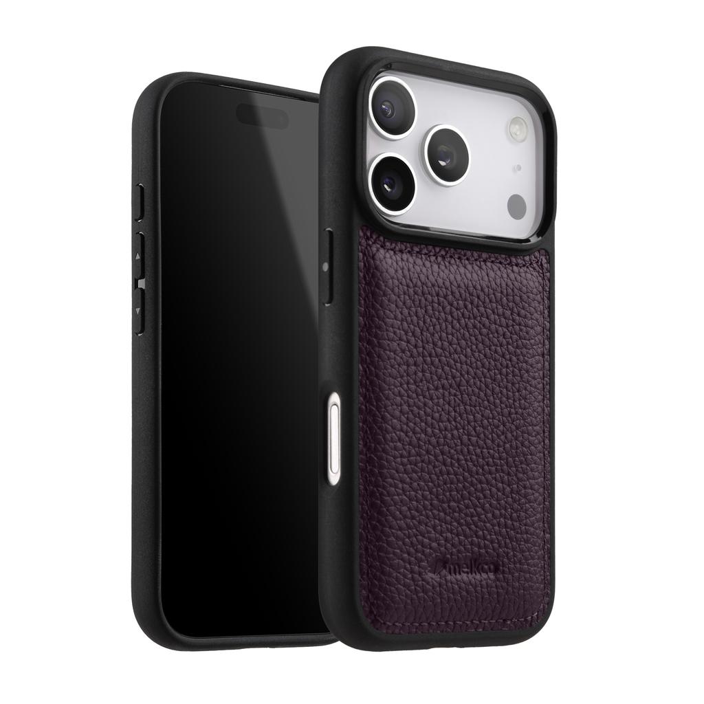 Custodia in Vera Pelle Melkco per iPhone 17 Pro Max 17 Air Custodie di Lusso Business in Pelle di Vacchetta Cover Posteriore Morbida a Copertura Totale per Telefono