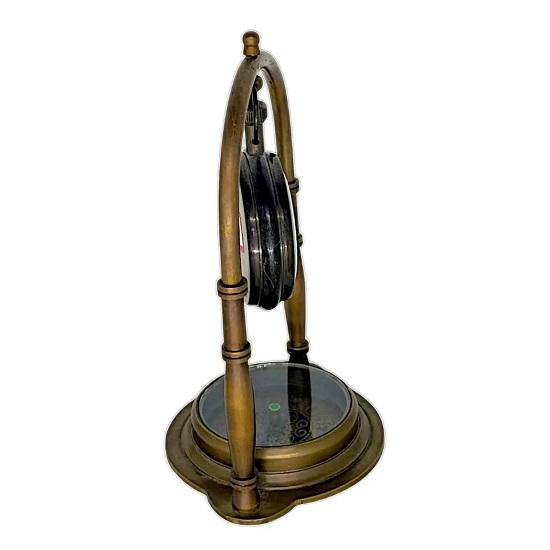 Table Clock with compass in Nautical table clock, Decor item, Table clock, Home decor, Compass clock