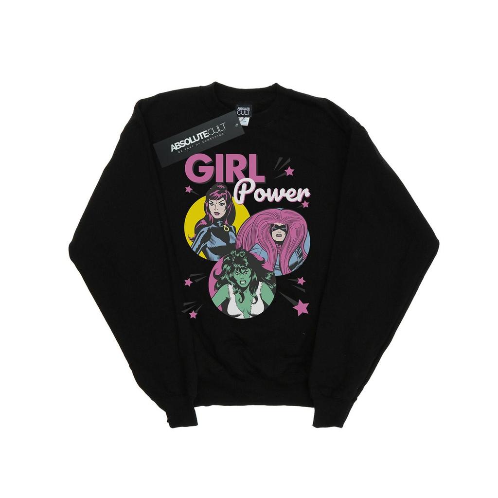 Marvel Comics Mens Girl Power Sweatshirt