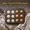 12er Cupcake-Form Antihaftbeschichtet Backblech Tartlet-Form Muffinform Pudding Backform