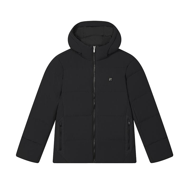FILA WHITE Down Jacket Men's Jet Black F11M443911FBK