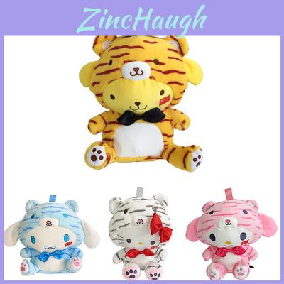 Mochila de Peluche Transformable Tigre Sanrio Kuromi Hello Kitty Para Niñas