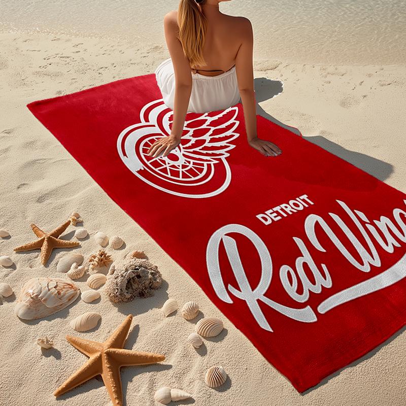 RedWings Fashion Beach Towel: Ideal for Summer Adventures Soft, absorbent and quick drying suitable for swimming and bathing