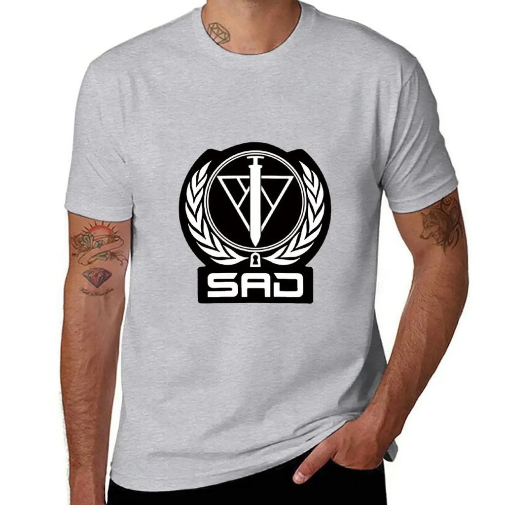 SAD Psycho Pass Inspired Emblem T-Shirt new edition for a boy workout shirts for men