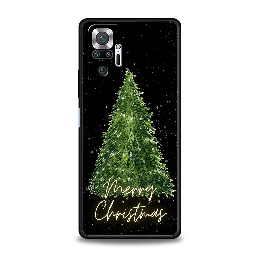 Merry Christmas Tree Phone Case For Xiaomi Redmi Note 14 13 12 10 11 Pro Plus 14C 13C 12C 10C 9C 5G Soft TPU Cover
