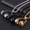 Hip Hop Accessories Pendant Earphone Necklace Women'S Titanium Steel Necklace Bouncing Accessories Long Sweater Chain