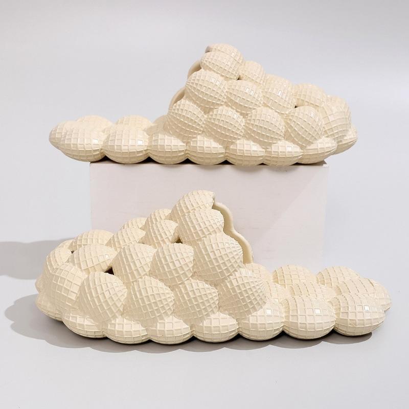 Summer Stepping On Shit Feeling Peanut Slippers EVA Non-slip Home Massage Foot Bathroom Bath Men and Women Sandals