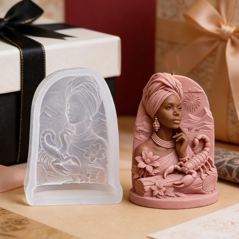 Sturdy Silicone Mould For Creating Beautiful Desert Queen Themed Aromatherapys Candle
