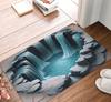 Visual Error Sentence Water Pit Door Mat Visual Stereoscopic Deep Well Carpet Kitchen Home Anti Slip Door Mat