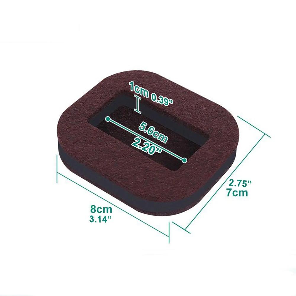 

Reduce Noise Chair Caster Pads Anti-Sliding Couch Floor Protector Furniture Wheel Stoppers 2