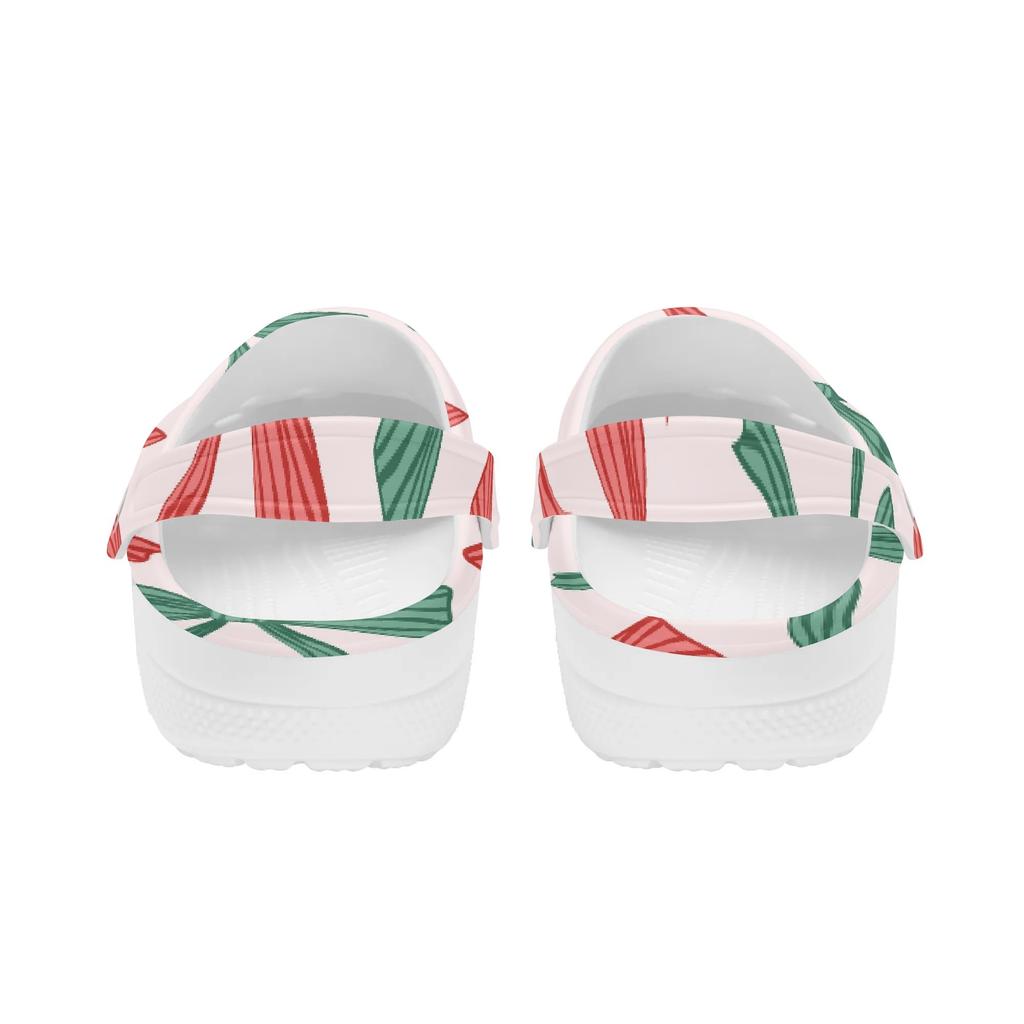 Unisex Color Print EVA Casual Clogs Easy Clean Breathable Slip On Travel Use Beach Garden Daily Walking Casual Slippers Soft Fit