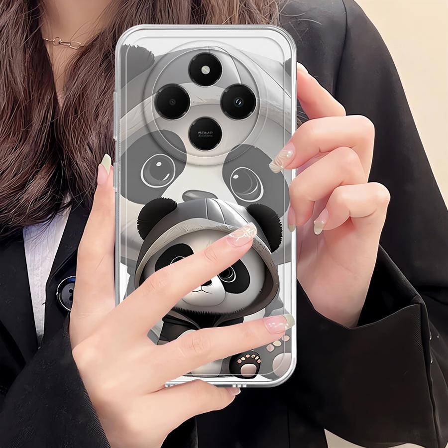 Case for Xiaomi Poco X3 NFC X3 Pro Soft Phone Cover Cute Panda