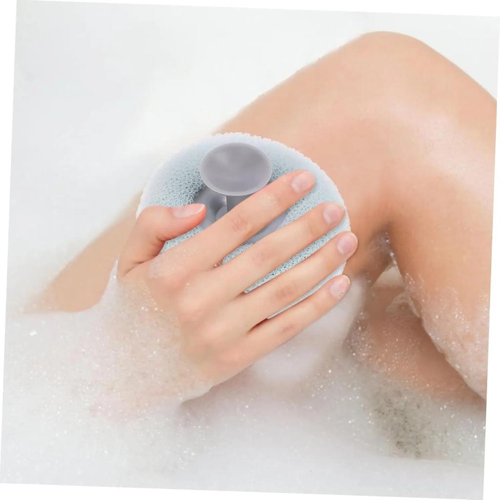 Shower Ball Body Scrubber 1Pc Suction Bath Ball Massage Bathing Skin Scrubber Bath Skin Cleaning Shower Brush Back Bath Wipe