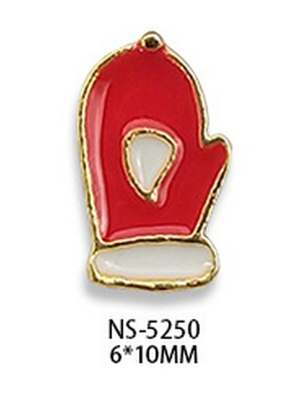 Christmas Nail Art Accessories: Festive Drills & Decorations with Trees, Santa, Deer & Snowman Designs