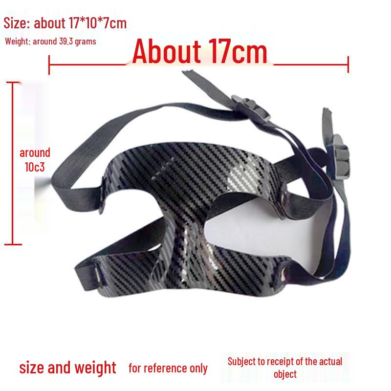 Sportovní ochranná maska na obličej pro fotbal a basketbal - Unisex výkonnostní a kostýmová pro Halloween