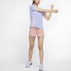 Nike T Shirts Women's Light Thistle Purple Crew Neck Moderate Straight Fit CZ3871-576
