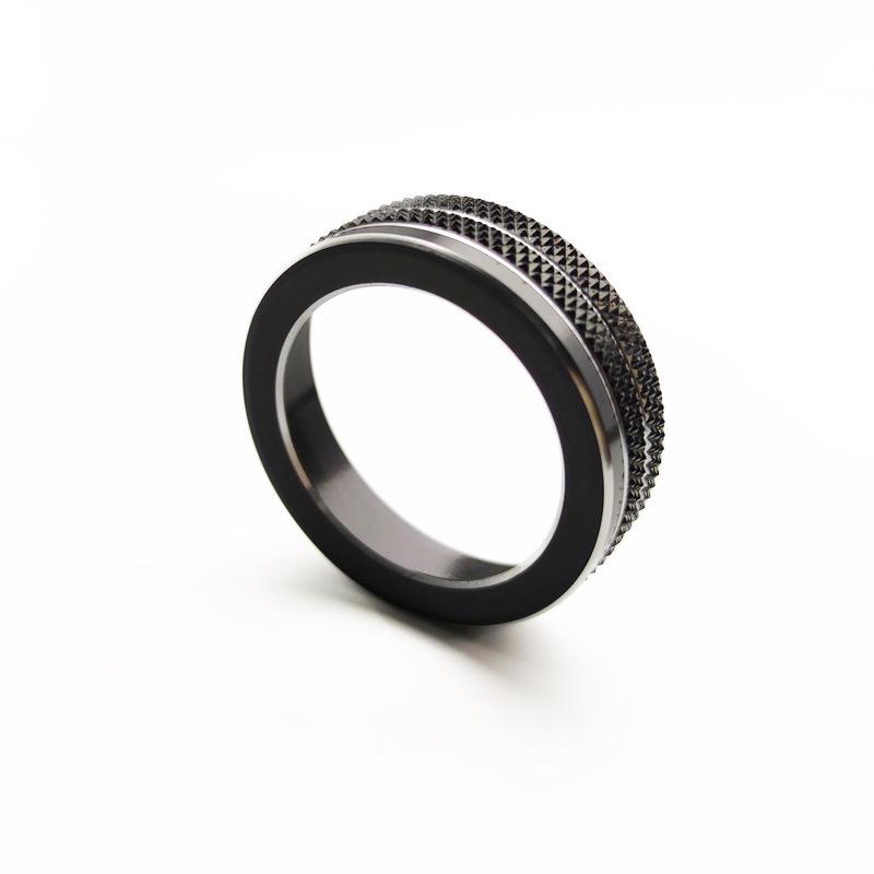 

Gold Aluminum Headlight Knob Decorative Ring for Ford Escape Interior Modification