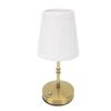 Cordless LED Table Lamp USB Touch Control Dimmable Fabric Shade Table Lamp for Bedroom