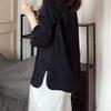 Women's Spring/Summer Seven-Sleeve Jacquard Blouse - New Fashionable Loose Fit