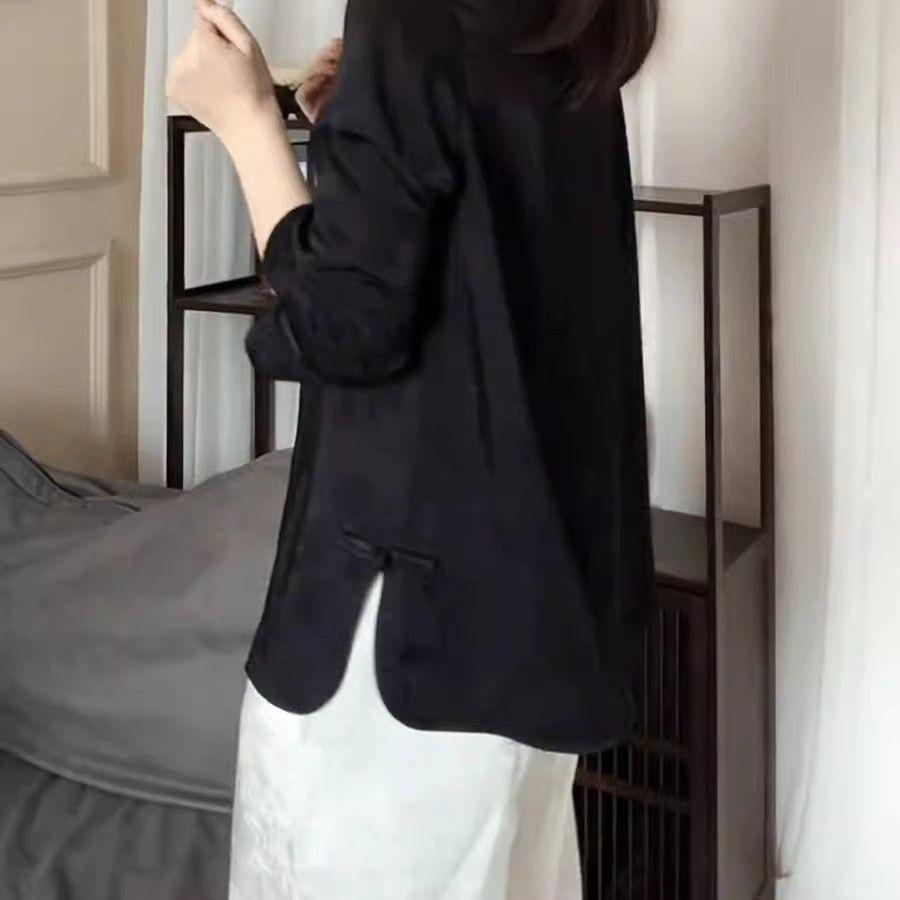 Women's Spring/Summer Seven-Sleeve Jacquard Blouse - New Fashionable Loose Fit