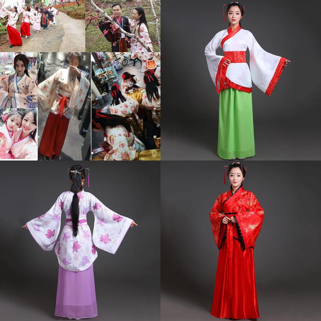 Exquisite Ancient Chinese Fairy Hanfu Dress Ideal For Cosplay And Performances