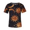 Men's Summer Casual 3D Printed Short Sleeve Round Neck Top T-shirt Blouse