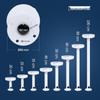 Universal 4.5-inch Aluminum Dome Camera Ceiling Mount for Hikvision/Dahua