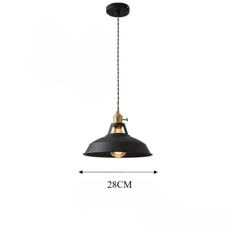 Industrial Vintage Hanging Lamp Colorful Loft Suspension Luminaire Restaurant Kitchen Chandelier Decorative Lamp LED