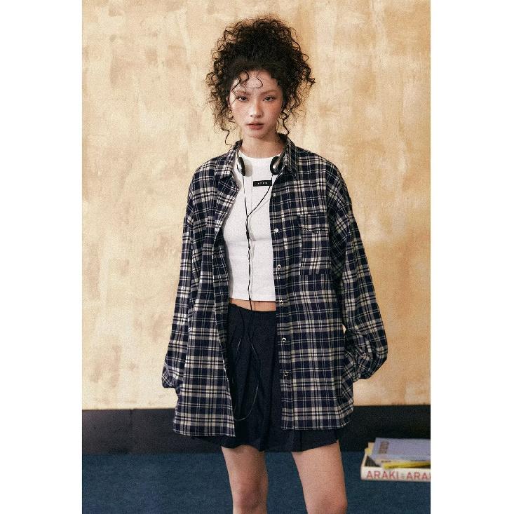 2024 Letter Long Sleeve Shirt Japanese Hong Kong Style Ins Loose Shirt Boys Summer Trendy Versatile Casual Coat