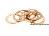 Copper Sealing Gasket, 21-100mm ID, High-Temp Resistant Flat Washer for Marine Instruments, DIN7603