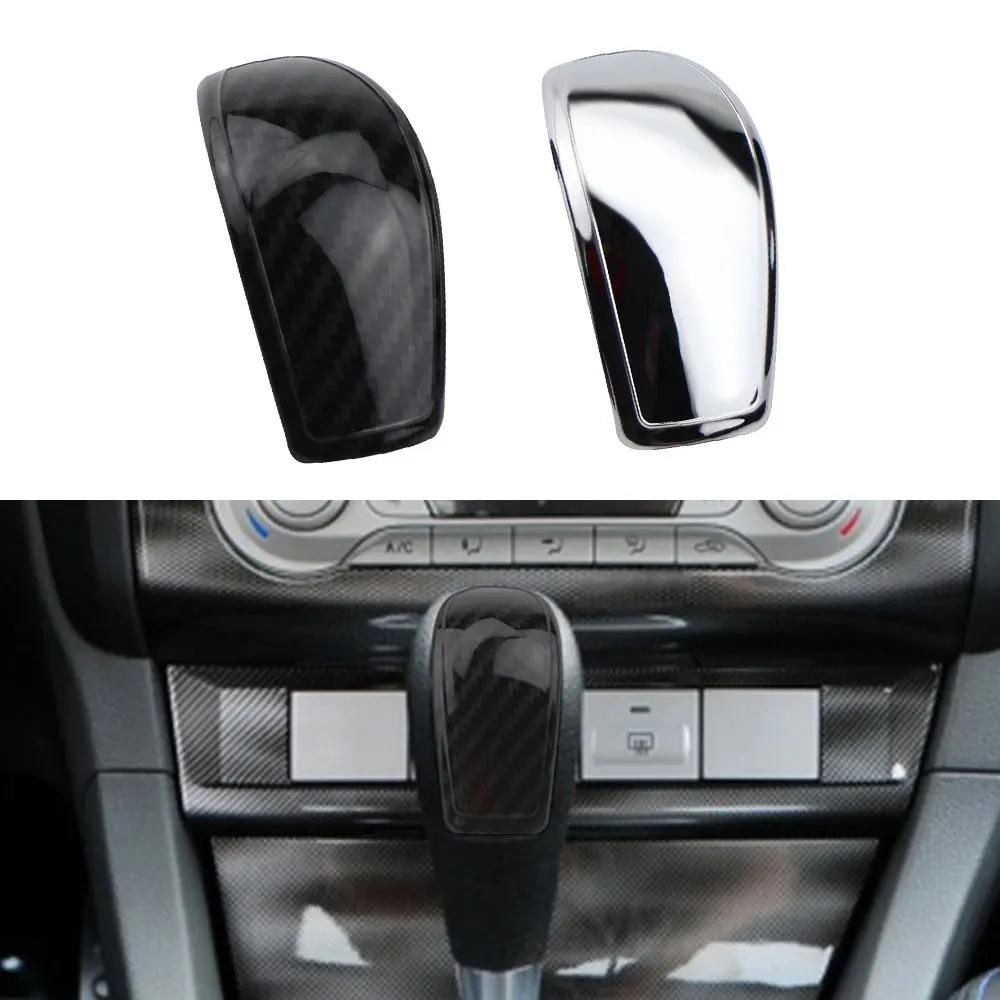 Naklejka na Gałkę Zmiany Biegów Samochodu dla Ford Focus 2 MK2 2005 - 2011 Fiesta 2008 - 2012 Nakładka Osłona Ochronna Gałki Zmiany Biegów Akcesoria