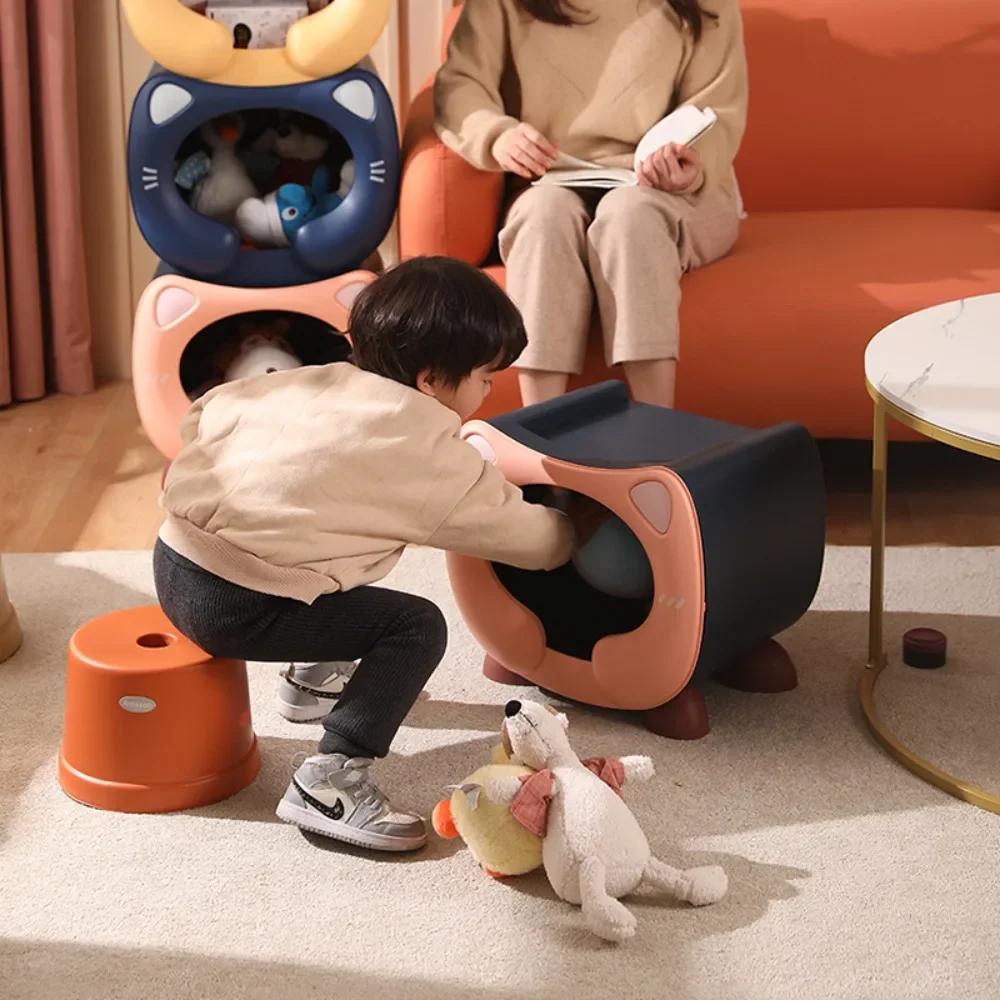 Children's Toy Storage Box Household Toy Organizing Box Baby Clothes Storage Box Snack Storage Box Cute Fun Organizing Box