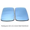 2x Mirror Glass Heated Replacement Driver Passenger Side for 3 Series E46