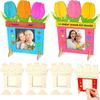 Flower DIY Photo Frame Unfinished Poster Frame Photo Display Rack  Classroom Activities