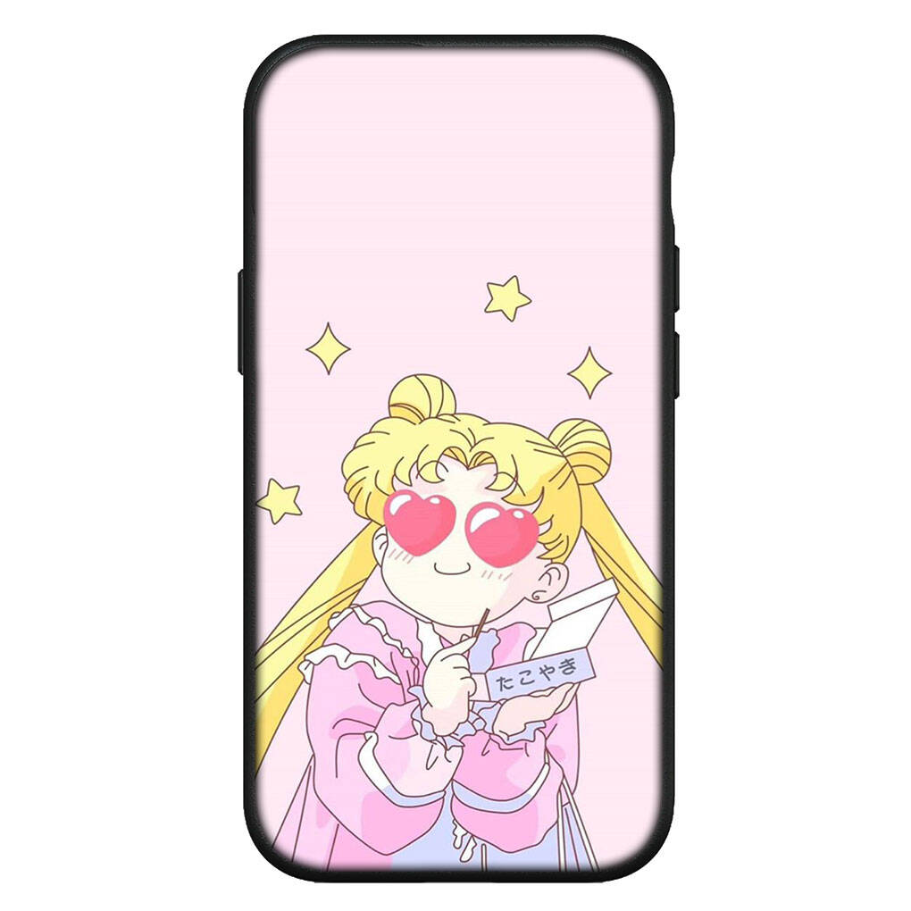 

Чехол для iPhone 17 16 15 Xiaomi Poco Redmi Note 14 13 12 11 Pro Max 9 16e Samsung Galaxy S25 S24 S23 OPPO Huawei Моряк Аниме Луна Милый Чехол для Телефона for Samsung Galaxy A16