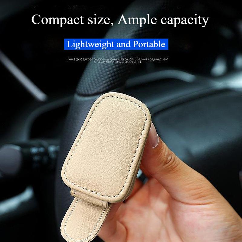 Creative Multi-Functional Car Sunglasses Holder Sun Visor Storage Clip Car Glasses Clip Auto Interior Storage