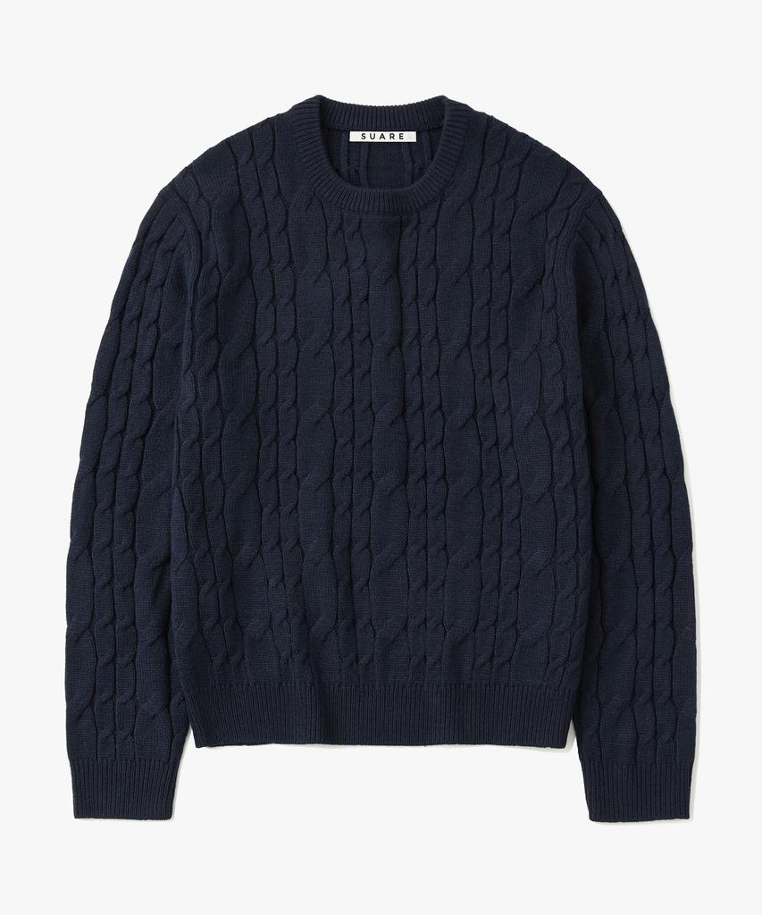 SUARE 2-In-1 Crop Cable Knit - 4 Colors