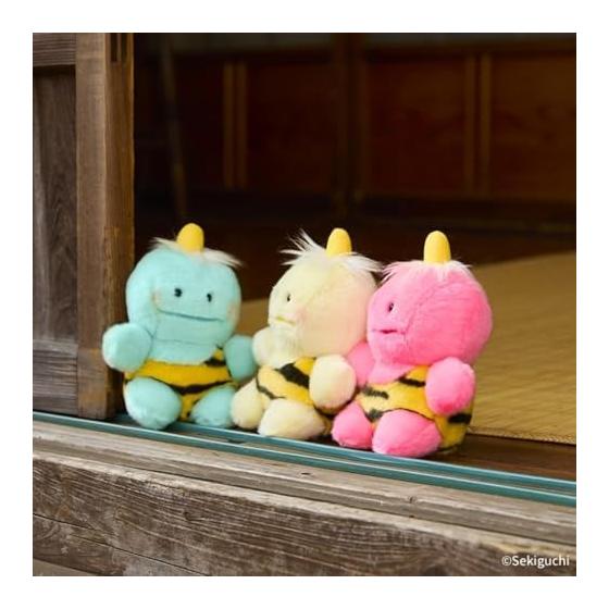 Sekiguchi Pikapon Plush Toy S Pink Size: Approximately H16.5 x W12 x D9cm 812653